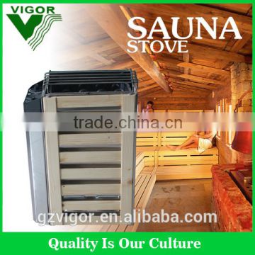 2016 factory price portable elegant wood 6kw electric sauna heater