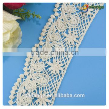 2016 High quality Embroidered Chemical cotton Bailange new lace design for garment