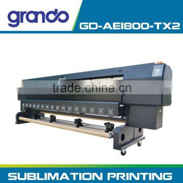 1.8m digital inkjet textile printer 1440dpi 2 DX5 heads