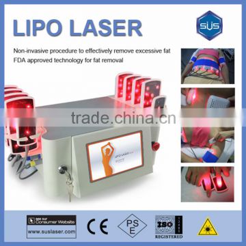 SUS LASER Laser Red 130mw 650nm Fat Diode Lipolaser Slimming Machine