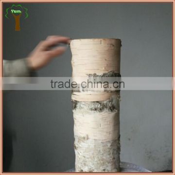 Artificial half round Birch logs for export sale