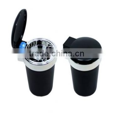 LA-01 Car ashtray Ash Bin Tobacco jar Auto ashtray car cigarette ashtray for Most Car Cup Holder with Blue LED light indicator
