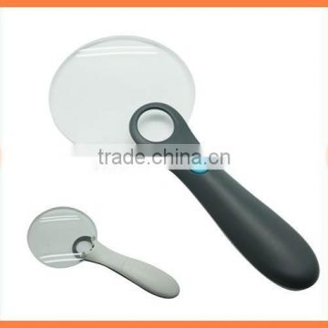 Rimless Magnifier with Light