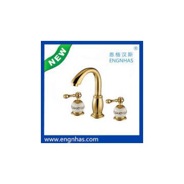 EG-081-2823 retro two handles basin faucet