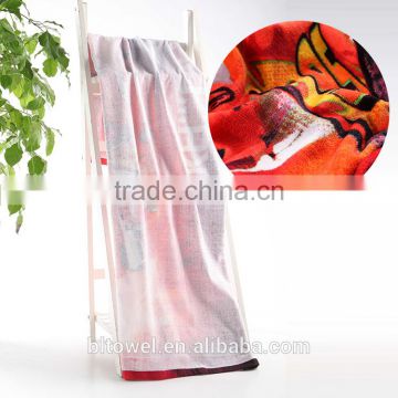 100% Cotton Advertising Promotional Logo Printed Beach Towels