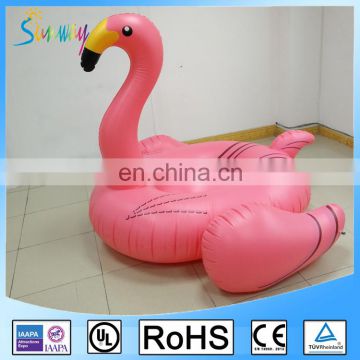 Large Ride On Blow Up Swimming Summer Fun Games Inflatable Flamingo Pool Float Toy