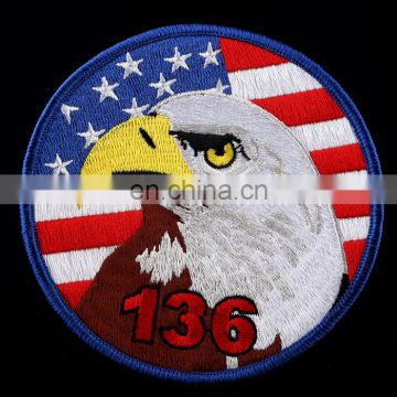 Eagle Embroidery Woven Patch Custom Logo and Size available