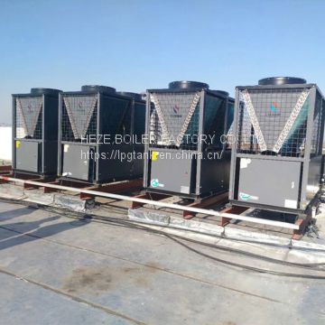 65kw scroll compressor air cooled chiller for bath center