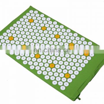 High Quality Coconut Linen Back Pain  Magnet Acupressure  Mat and pillow set