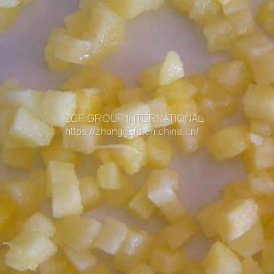 Frozen  pineapple diced 10mm IQF