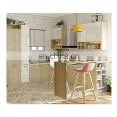 Solid Wood Kitchen Cabinets Furniture Modular Kitchen Cabinets Made In China
