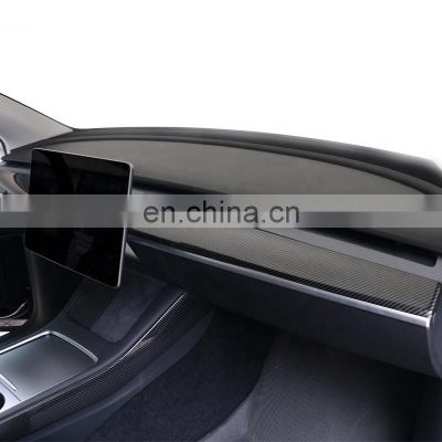 Factory Supply Center Console Dashboard Panel Cover Long Trim Sticker For Tesla Model Y
