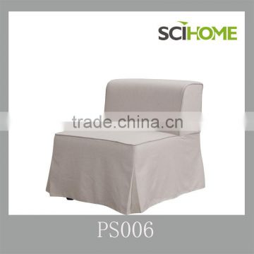 home furniture modern style armless fabric sofa single chair