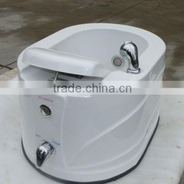 High quality acrylic solid surface art foot spa basin
