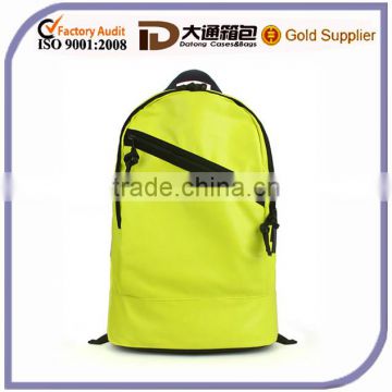 High bright Korean askew zipper PU laptop bag