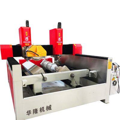 Bridge Saw 5 Axis CNC Marble 3D Stone Carving Stone Cutting Machine