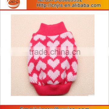 Wholesale pets clothes,dog knitting sweater with customer logo and design