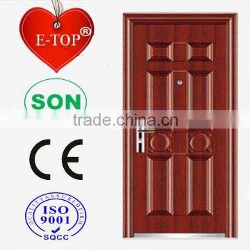 E-TOP DOOR Heat Transfer Printing Steel Door Window Insert for Hot Sale