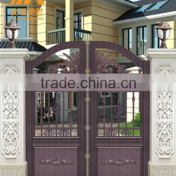AJLY-603 More Than 70 Years lifetime Luxury Prefab Villa Main Door Design