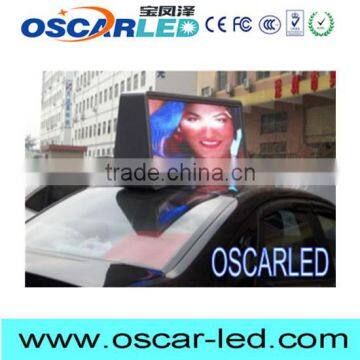 huge xxx led lighted sign taxi for advertisement