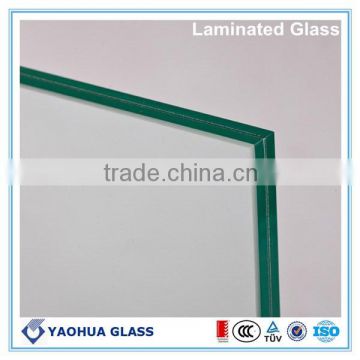 translucent laminated glass, tempered laminated glass with edge polish