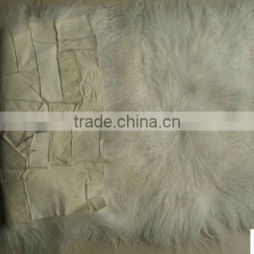 Patched Mongolian Lamb Fur Plate