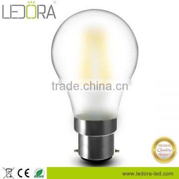 Hot Frosted A60 Dimmable B22 bulb led filament 3.5w