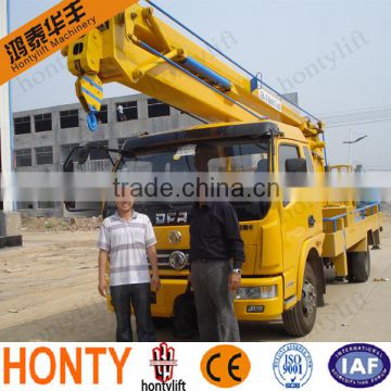 25m truck mounted boom lift aerial working platform
