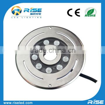 High quality stainless steel RGB LED light ring for fountain