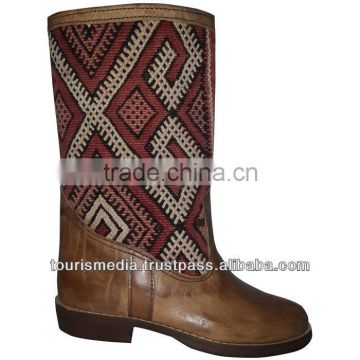 Handmade moroccan kilim boot size 37 n8 Wholesale
