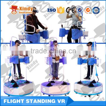 Newest design 5d7d 9d mini cinema game Virtual Reality Standing Flight 9Dvr Simulator