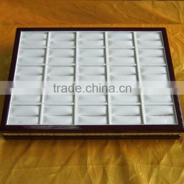 wooden jewelry display Tray for rings from Guangzhou Huaxin factory