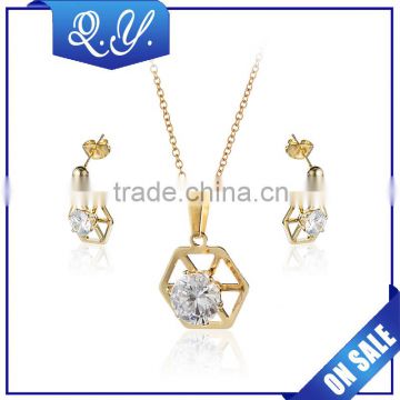 New Products Indian Gold Plated Necklace Set Solid Gold Plated Jewelry Sets