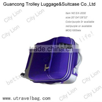 high quality trolley luggage /travel bag/wheeled case with pc design