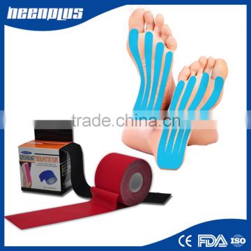 Trending hot products factory 5cm x 5m K therapy Cotton muscle sports tape multicolored Kinesiology Tape