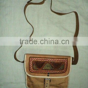 embroidery leather bags