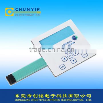 IP67 water-proof membrane switch with metal dome