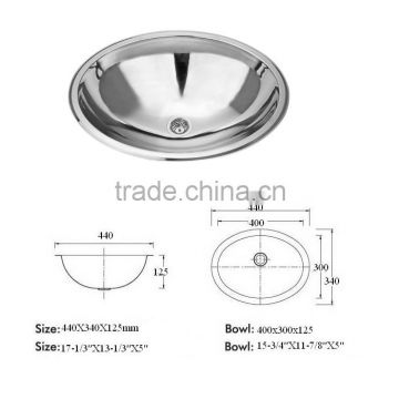 stainless steel round sink for kitchen