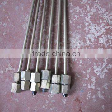 M12*M14 oil pipe used on fuel inejction pump test bench with iron material
