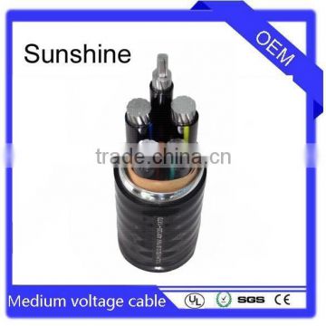 xlpe MV power cable steel wire armoured halogen free flame retardant low smoke