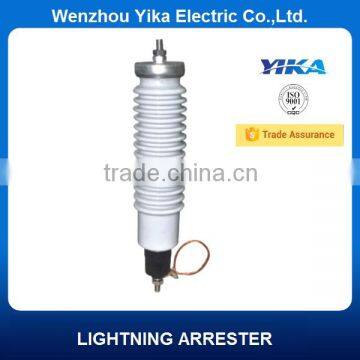 Wenzhou Yika 10KV Porcelain Surge Arrester Price Power Electrical Distribution