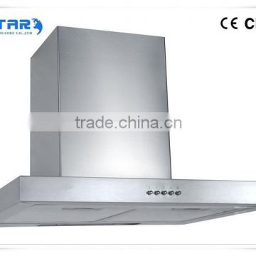 Vestar 100 motor power chimney cooker hood with aluminum 2*4 layers from China