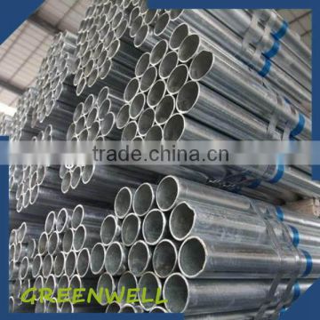 China gold manufacturer supreme quality gi steel pipe use in construction