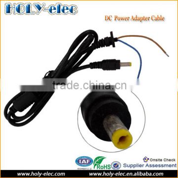 Straight Angle Bullet Style 7.4 x 5.0 or 4.8 x 1.7mm DC Power Adapter Cable For HP - Black