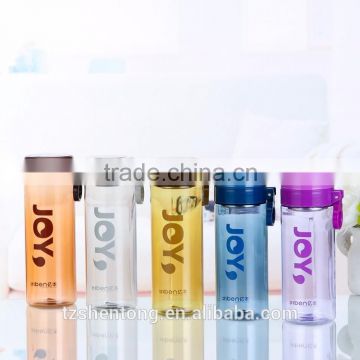 Wide mouth portable bpa free plastic drinking water bottle YB-0212,YB-0213