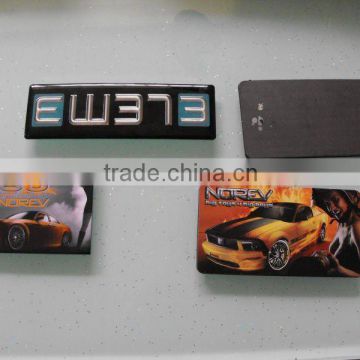 anodized aluminum nameplate for motorcycle