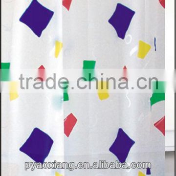 PEVA printed shower curtain with new designs
