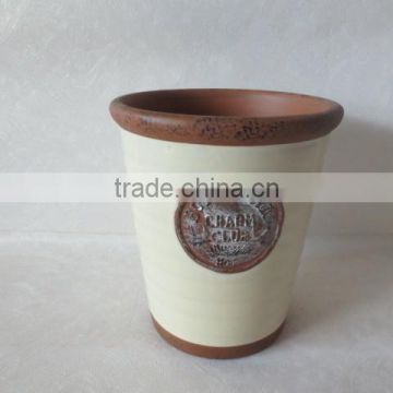 Glaze finish Terracotta flower pot