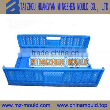 customer made high quality plastic collapsible crate mould
