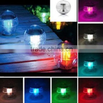 new Solar Power Waterproof Color Changing LED 7 Colors Floating pool light garden